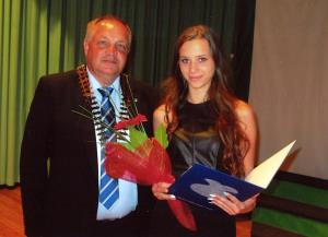 Dijakinja v letu 2014