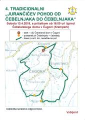 Vabilo in trasa pohoda